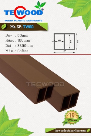 Lam gỗ nhựa TW80 Coffee
