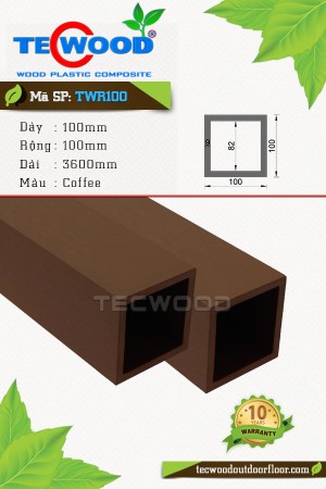 Trụ cột gỗ nhựa TWR100 Coffee