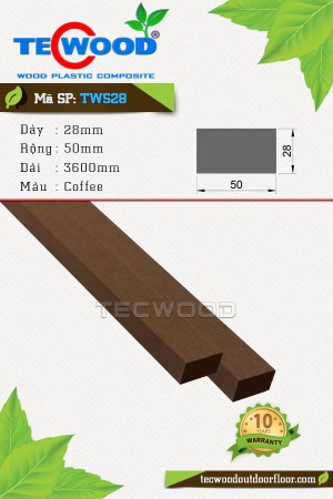 Lam gỗ nhựa TWS28 coffee