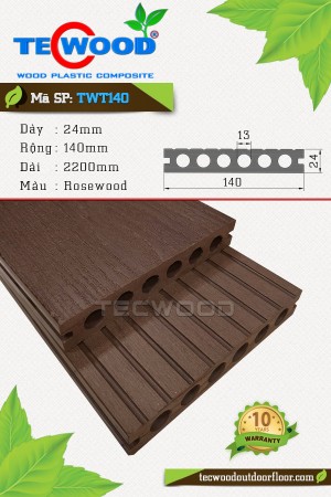  Sàn gỗ TecWood TWT140 Rose Wood 