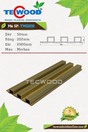 Tấm ốp gỗ nhựa TWZ202 - Merban