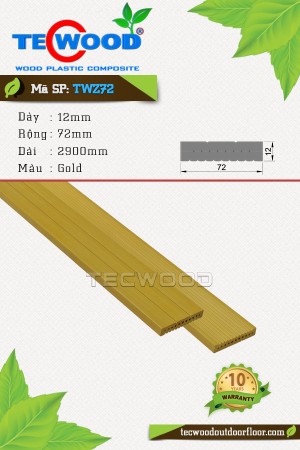 Thanh lam gỗ nhựa TWZ72 - Gold