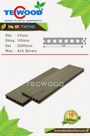 Sàn gỗ TecWood TWT140 Ash-Brown