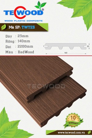  Sàn gỗ ngoài trời TecWood TWT23 RedWood 