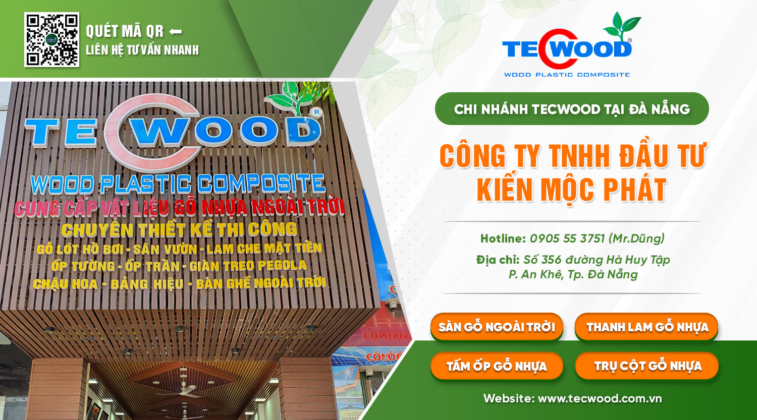 Chi nhánh gỗ nhựa Đà Nẵng