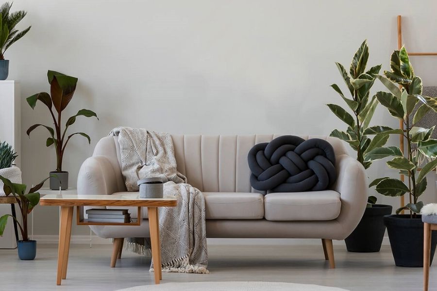 Mẫu ghế sofa gỗ đơn giản hiện đại