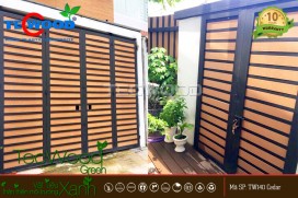 Cổng sắt gỗ nhựa - Giải pháp cổng hiện đại, bền đẹp cho nhà ở và công trình