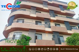 Công trình ốp trần ban công tòa nhà tại Đà Nẵng