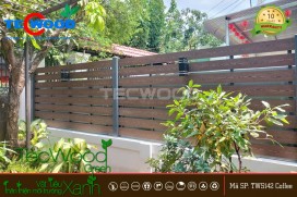 Công trình thi công hàng rào lắp ghép gỗ nhựa tại Thủ Đức 