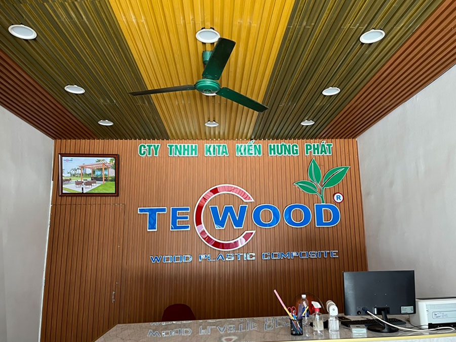 Không gian trưng bày của chi nhánh TecWood Biên Hoà