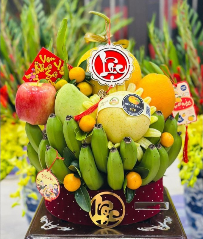 cách xếp mâm ngũ quả đẹp