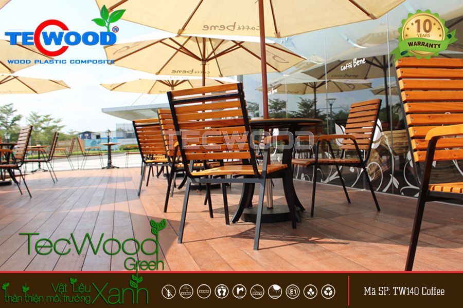 Giá sàn ngoài trời có bị chi phối bởi kích thước sàn gỗ không Lát sàn quán cafe ngoài trời bằng sàn gỗ nhựa
