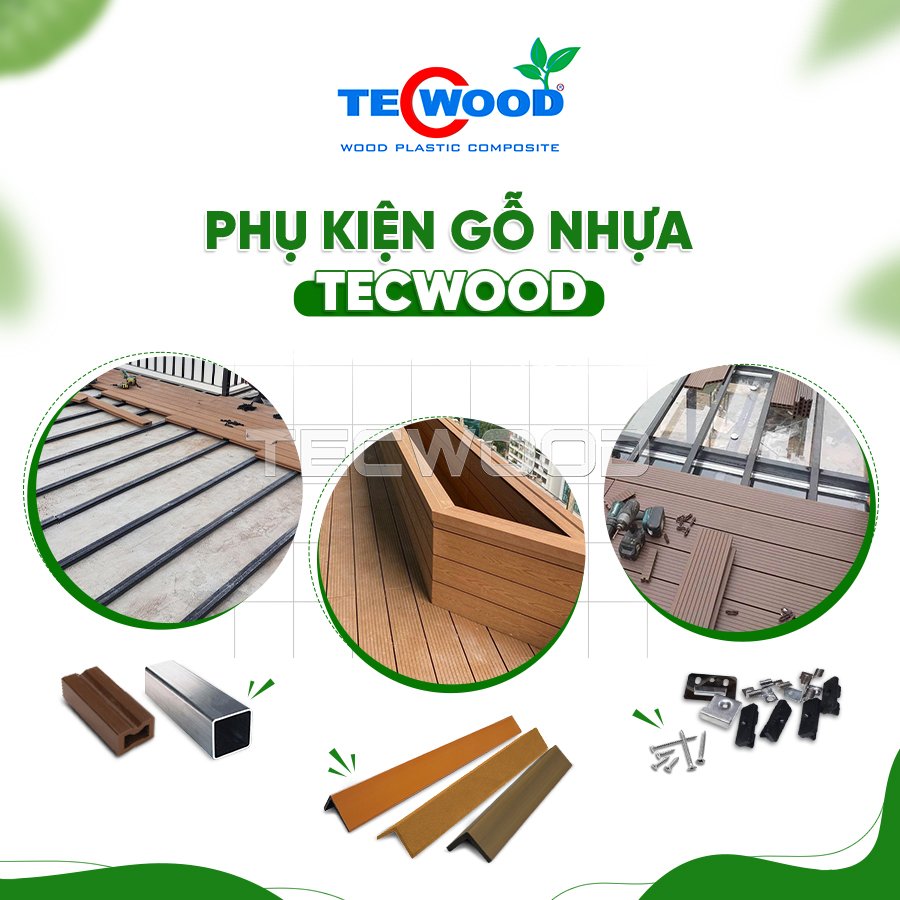 phụ kiện gỗ nhựa