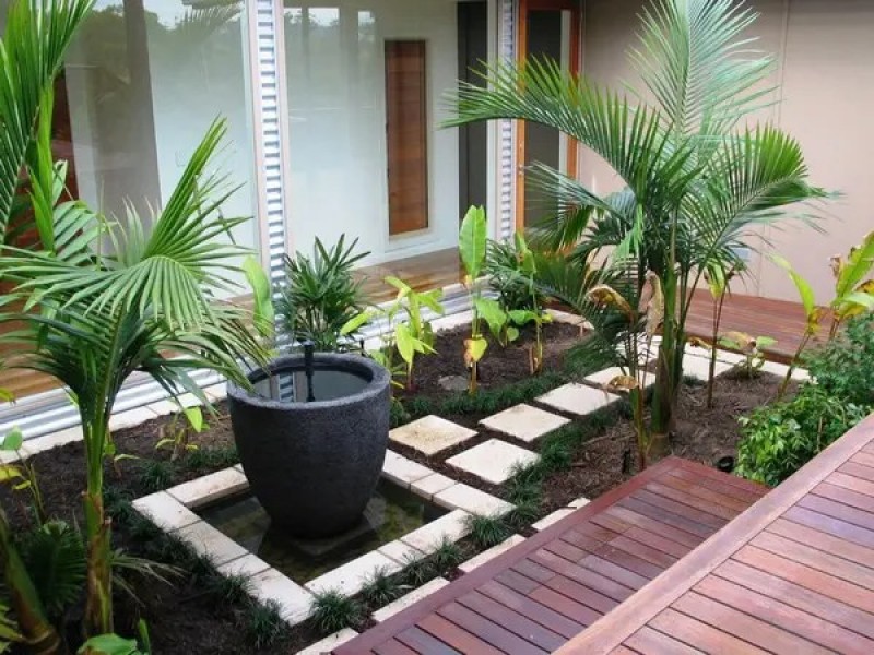 mẫu sân vườn trước nhà đẹp