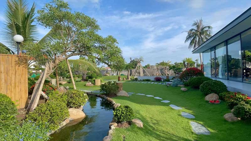 mẫu sân vườn trước nhà đẹp
