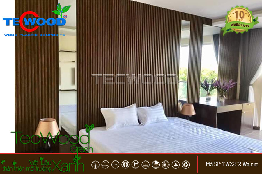 tấm ốp gỗ nhựa trong nhà