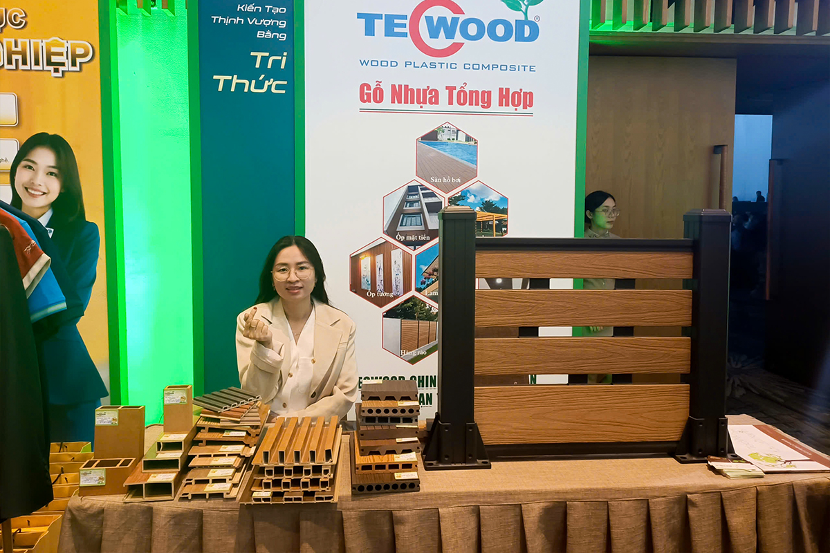 Sản phẩm gỗ nhựa TecWood có tính ứng dụng cao