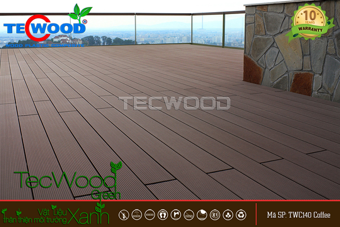 sàn gỗ sân thượng tecwood