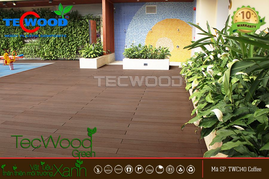 Sàn gỗ lót sân thượng tecwood