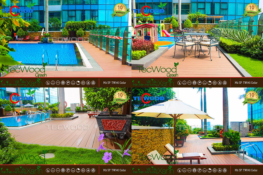 TecWood thi công sàn nhựa ngoài trời tại HCM